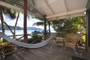 deck hammock romantic whitsundays accommodation palm bay